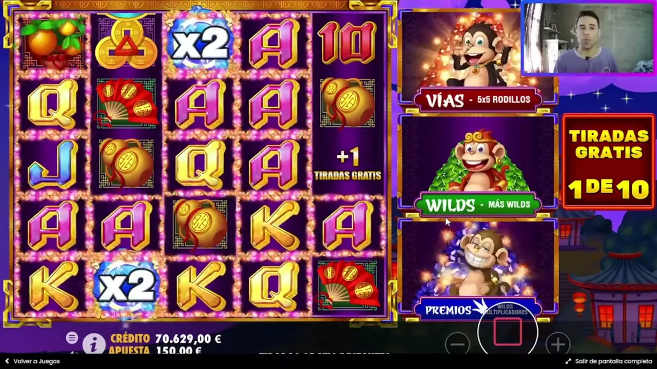 Pantalla de un slot gratis cargando en el navegador sin instalar aplicaciones