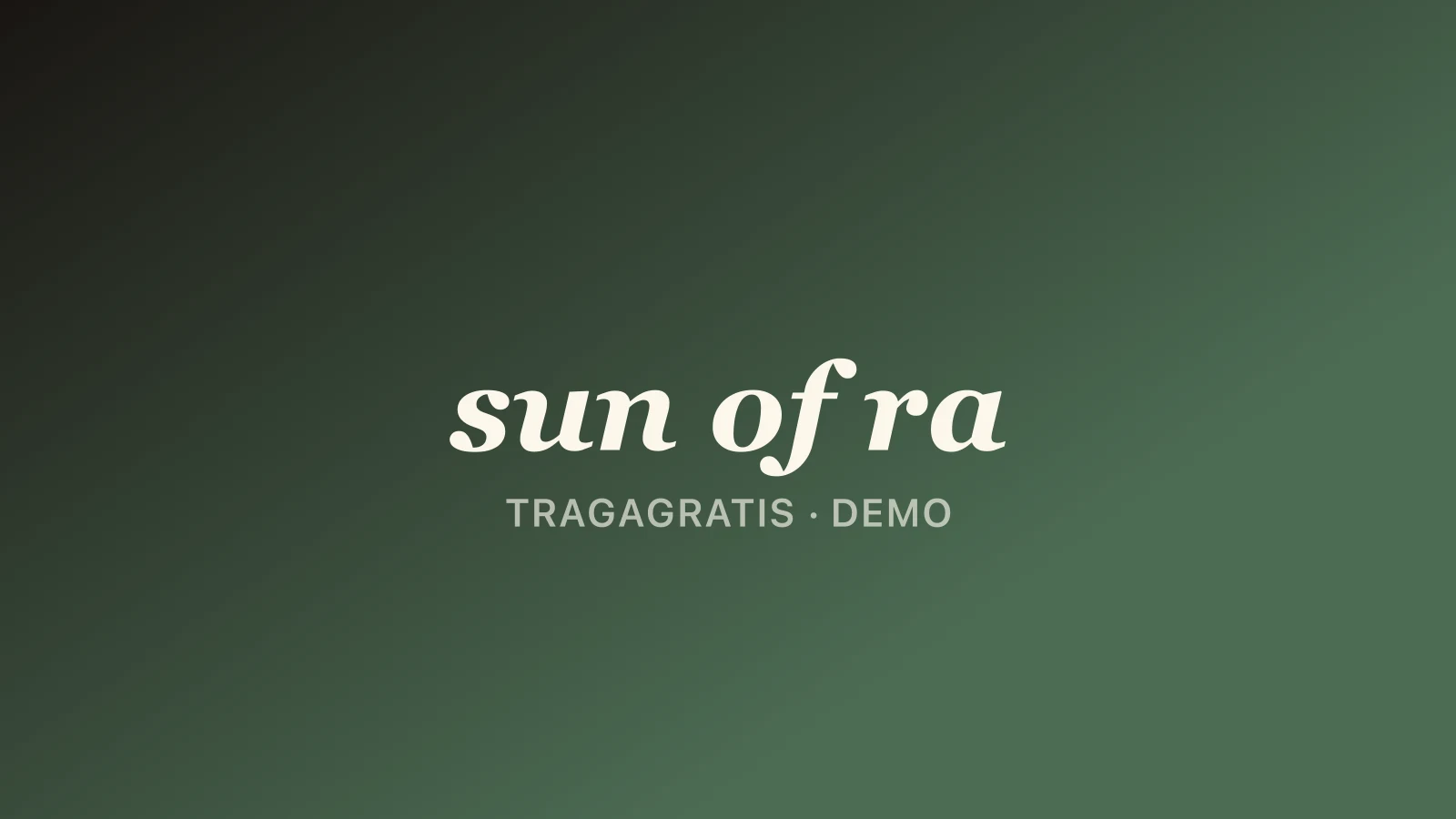 Sun of Ra demo
