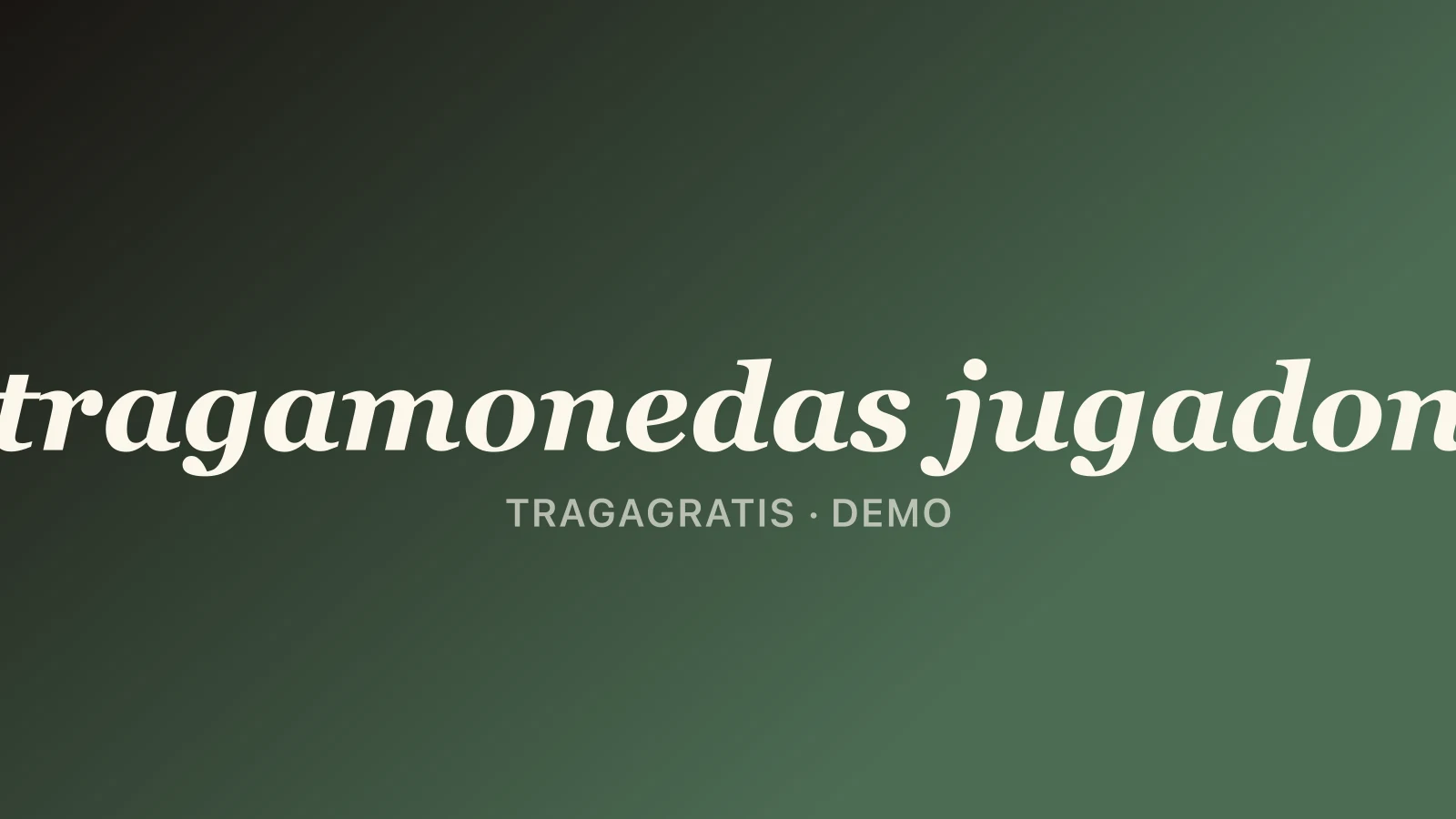 Tragamonedas Jugadón demo
